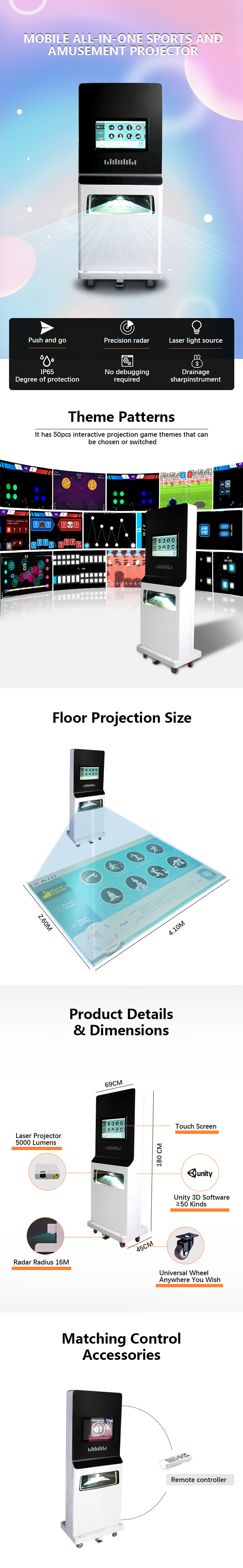 All-in-one Sports Interactive Projector